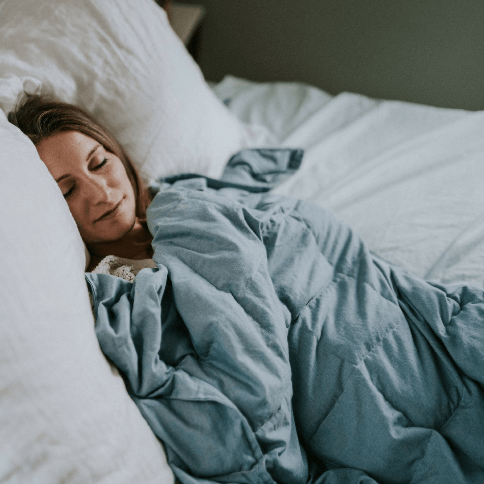 Blue Chambray Weighted Blanket Weighted Blanket Weighting Comforts