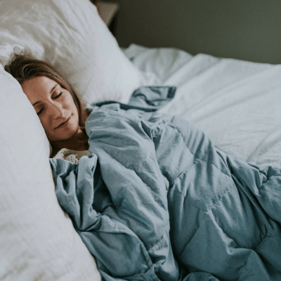 Blue Chambray Weighted Blanket Weighted Blanket Weighting Comforts