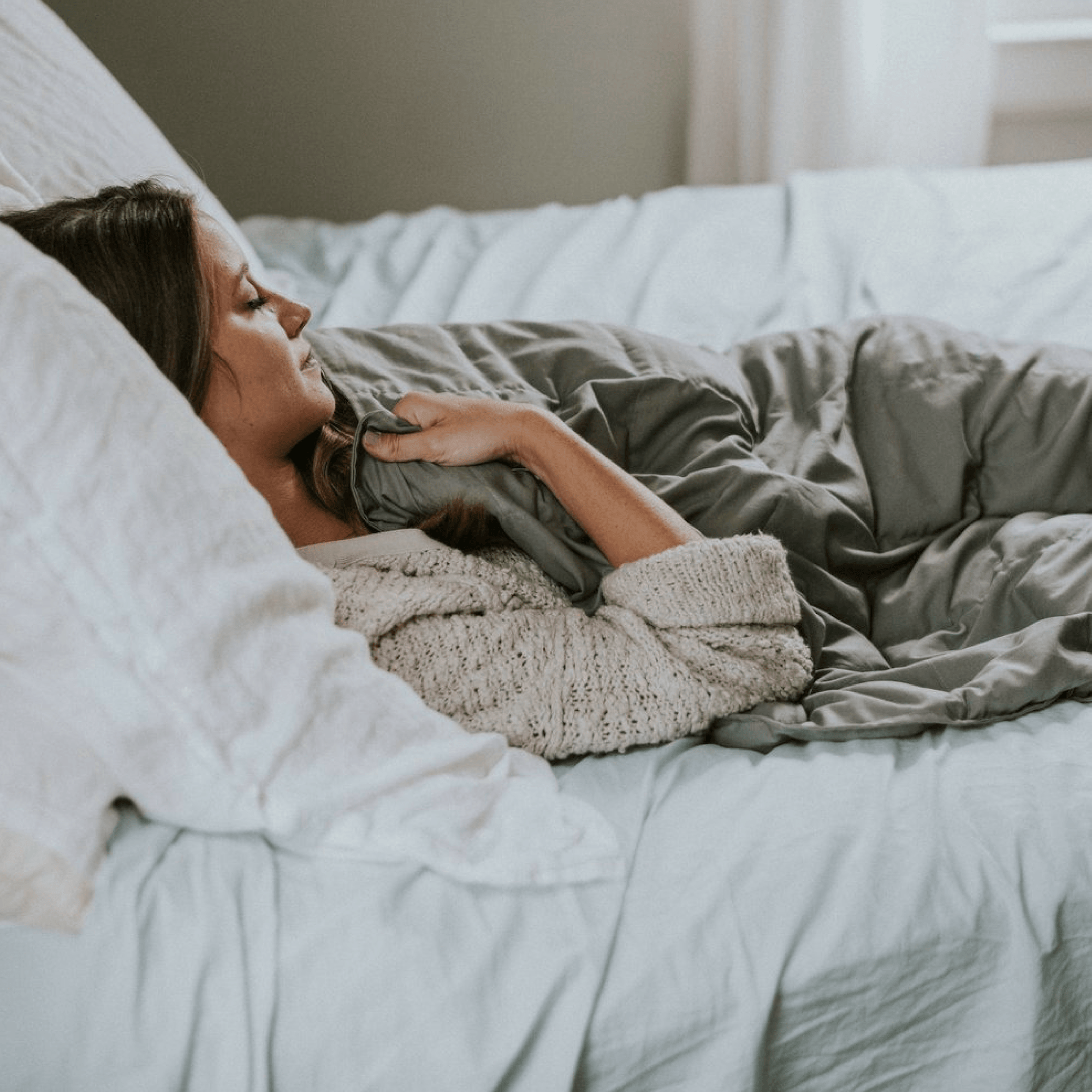 Pewter Weighted Blanket Weighted Blanket Weighting Comforts