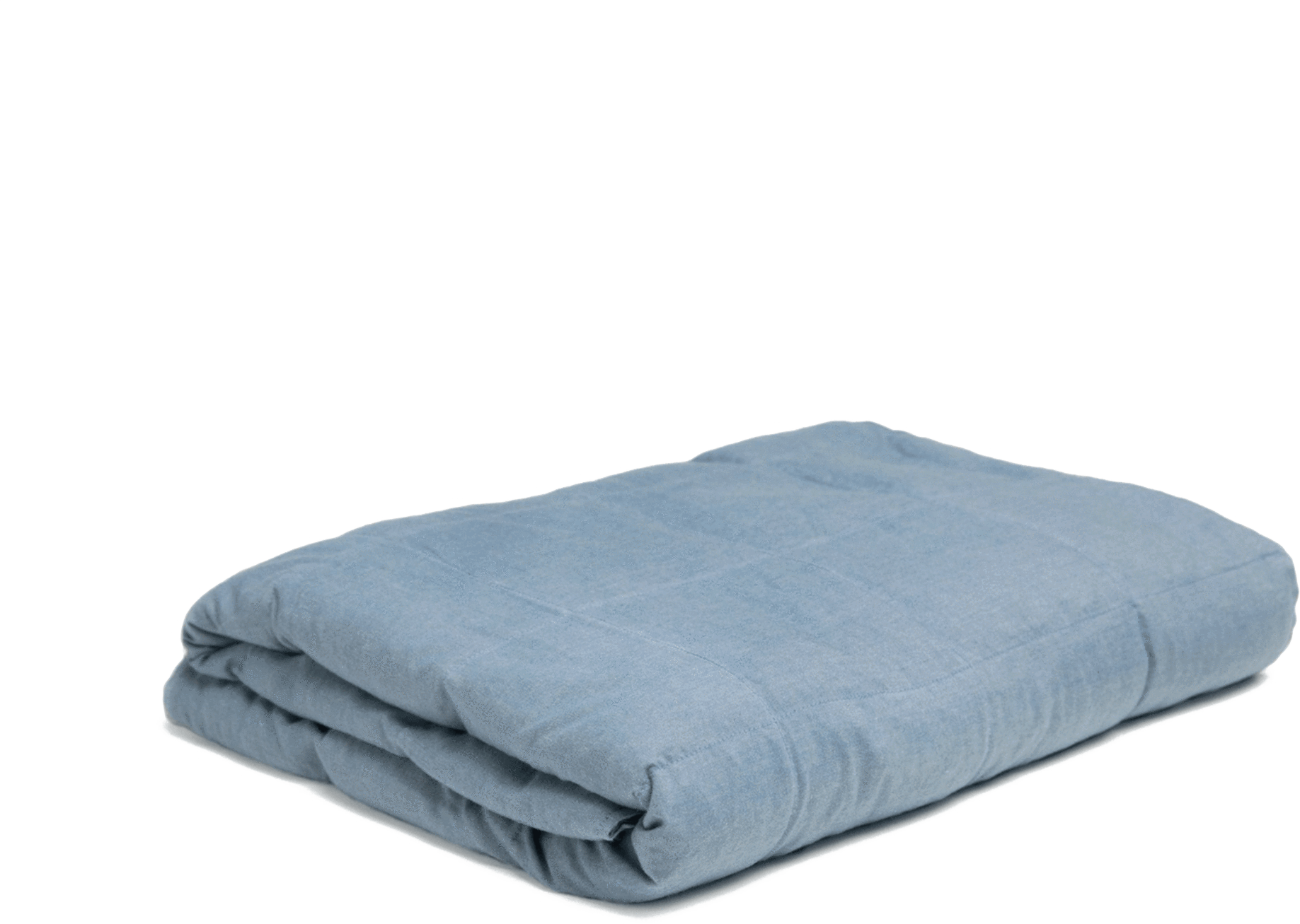Gently Used Blue Chambray Weighted Blanket Weighted Blanket Weighting Comforts