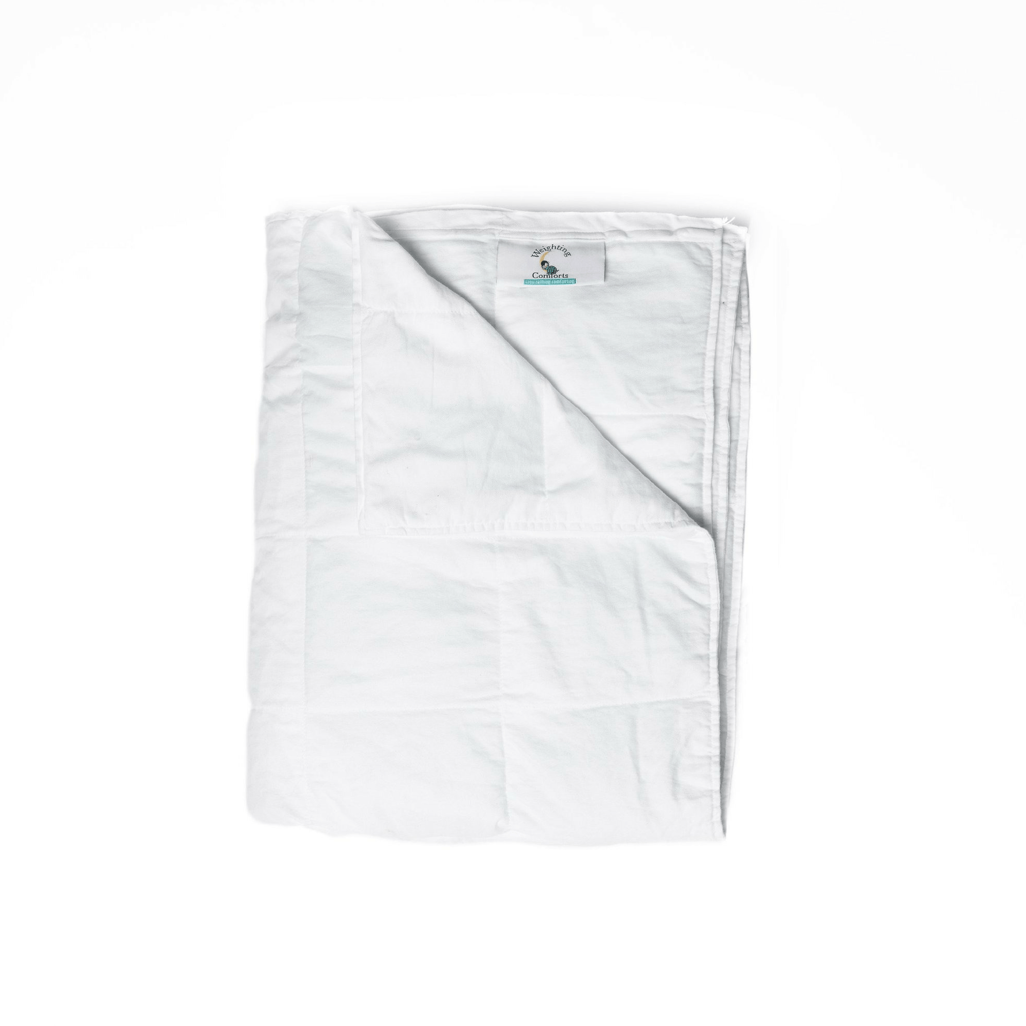 COOLMAX® Weighted Blanket White Gently Used Weighted Blanket Weighting Comforts